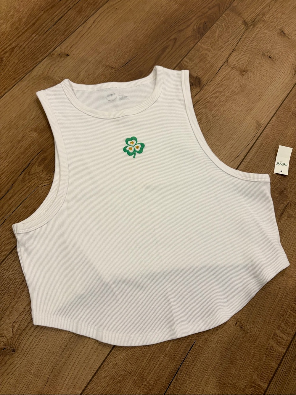 aerie St. Paddy’s Day New Day Curved Hem Tank